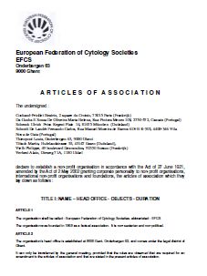 EFCS Statute